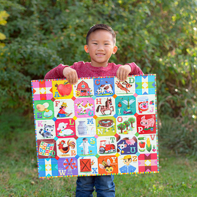 eeBoo My Farm Alphabet 36 Piece Giant Puzzle
