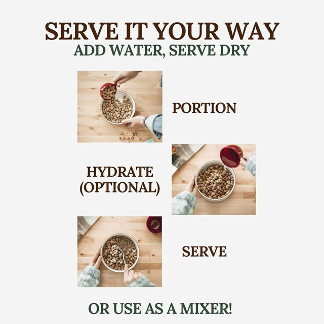 360 Pet Nutrition Multi-Protein Formula Grain-Free Adult Freeze-Dried Raw Dog Food