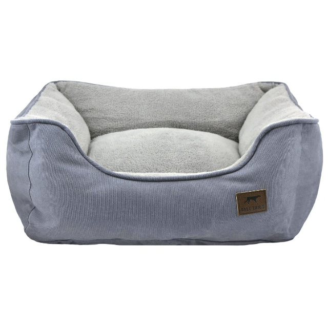 Dream Chaser Grey Bolster Dog Bed