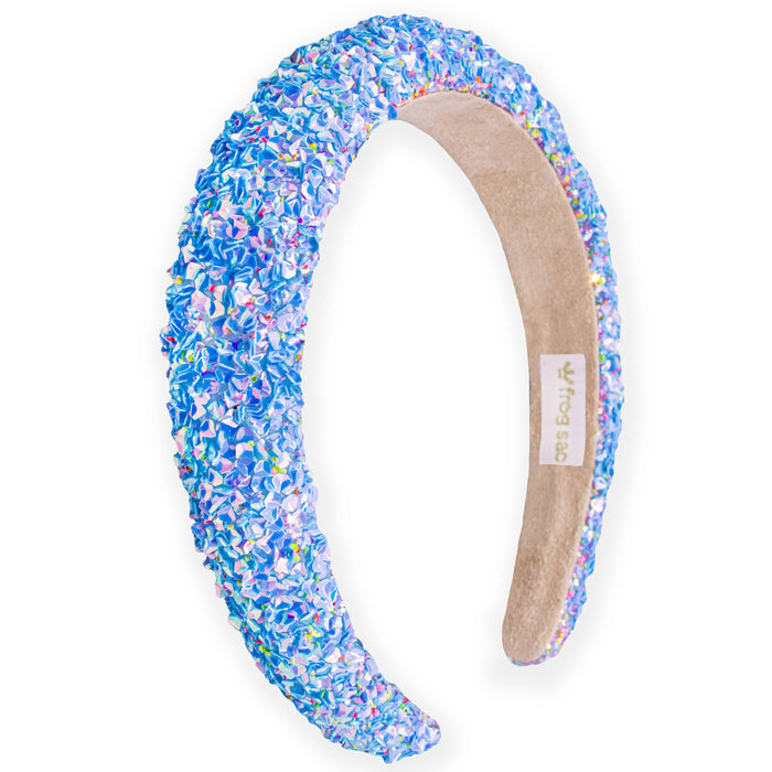 Chunky Padded Sparkly Headband, Assorted Colors