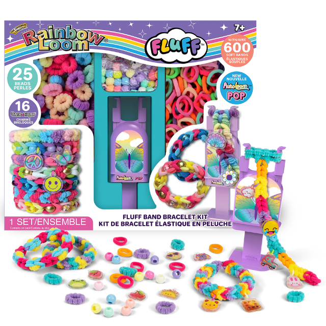 Rainbow Loom Auto Loom Fluff Band Bracelet Kit