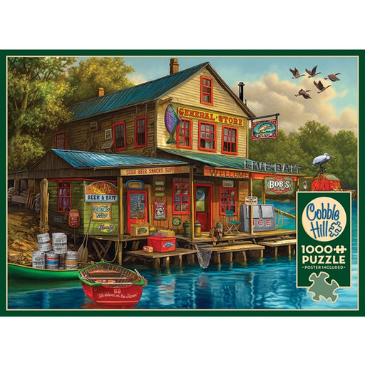 Cobble Hill 1000 Piece Jigsaw Puzzle, Bob's Beer & Bait