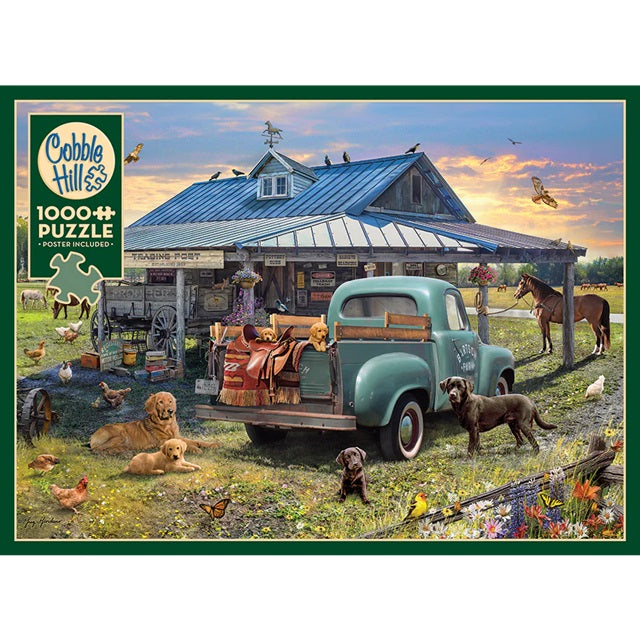 Cobble Hill 1000 Piece Jigsaw Puzzle, Trading Post
