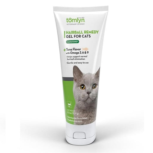 Tomlyn Laxatone Gel Hairball Remedy Tuna Flavor 4.25oz