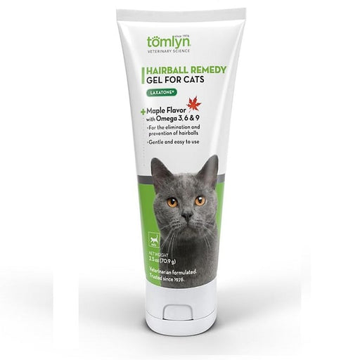 Tomlyn Laxatone Gel Hairball Remedy Maple Flavor 4.25oz