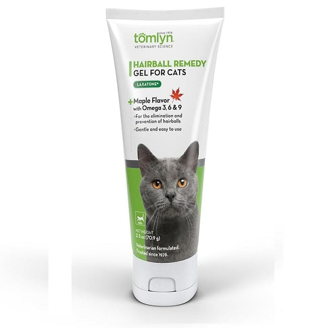 Tomlyn Laxatone Gel Hairball Remedy Maple Flavor 4.25oz