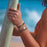 K'lani "Climb" Natural Colors with Gold Mountain Accent Hair Tie Bracelets