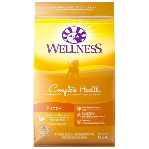 Wellness Complete Health Grain Free Puppy Food, 5lb Bag