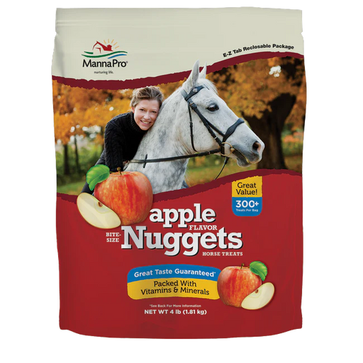 Manna Pro Bite-Size Apple Nuggets Horse Treats