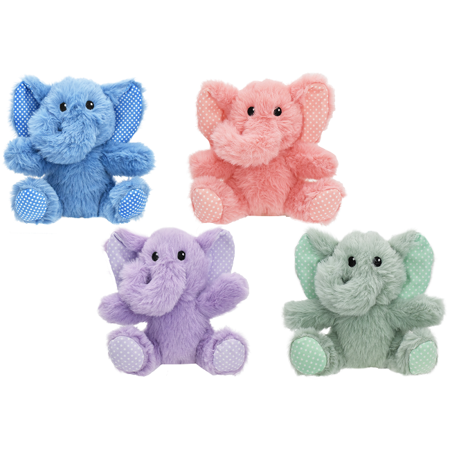Multipet Minipet Elephant Dog Toy, Assorted