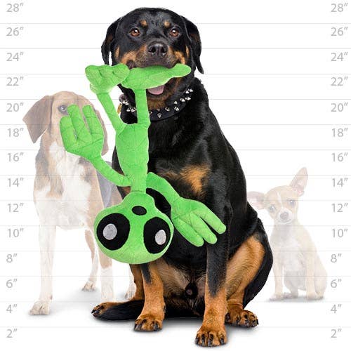 Tuffy MIGHTY Liar Alien Tough Plush Dog Toy