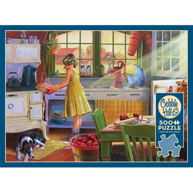 Cobble Hill 500 Piece Jigsaw Puzzle, Apple Pie Kitchen