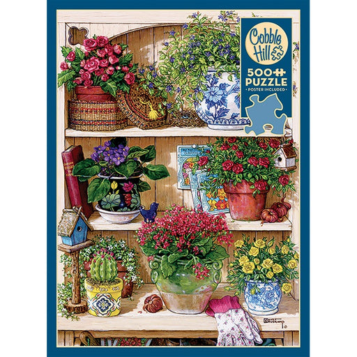 Cobble Hill 500 Piece Jigsaw Puzzle, Flower Cupboard