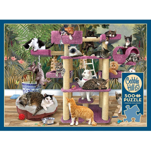 Cobble Hill 500 Piece Jigsaw Puzzle, Jungle Cats