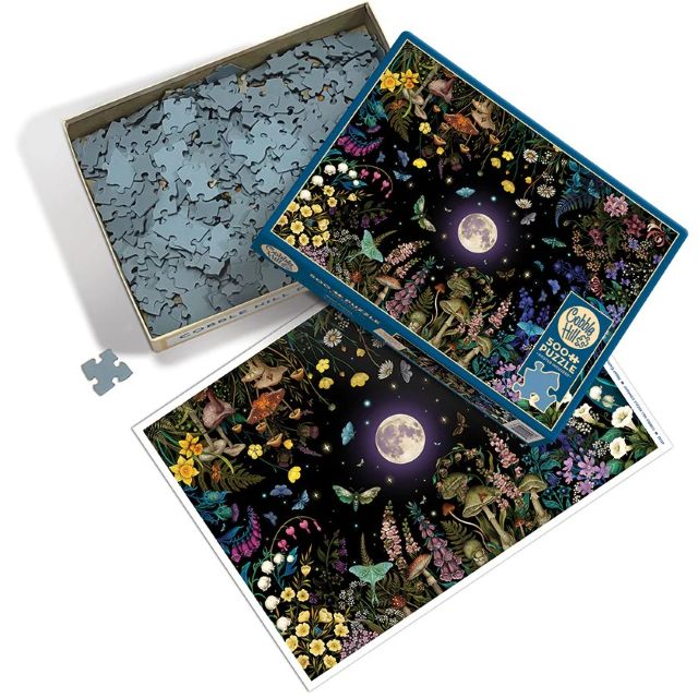 Cobble Hill 500 Piece Jigsaw Puzzle, Night Garden