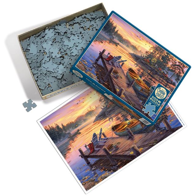 Cobble Hill 500 Piece Jigsaw Puzzle, Morning Paradise