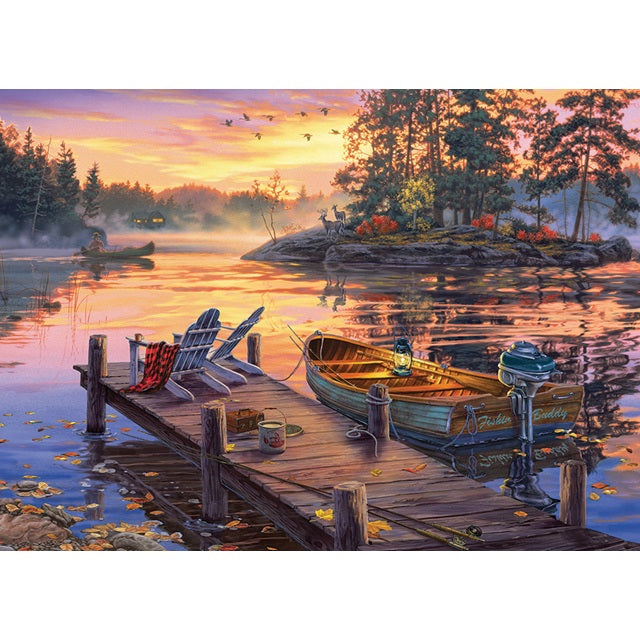 Cobble Hill 500 Piece Jigsaw Puzzle, Morning Paradise