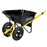 6 Cu. Ft. Steel 2-Wheel Wheelbarrow with Cushion Grip Handles