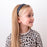 Tapered Chunky Glitter Headband, Assorted Colors