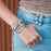 K'lani "Stride" Turquoise with Gold Cowboy Boot Hair Tie Bracelets