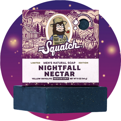 Dr. Squatch 5-oz. Bar Soap, Nightfall Nectar (Summer Seasonal Bar Soap)