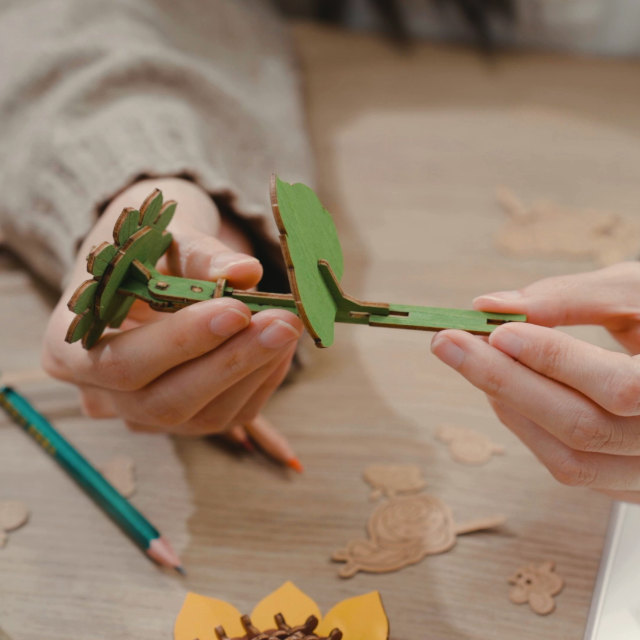 3D Wooden Flower Puzzles: Sunflower