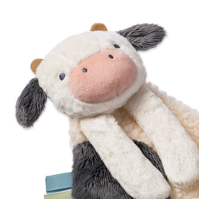 Bitzy Busy Farm Toy Gift Set with Cow Lovey & Teething Activity Toy