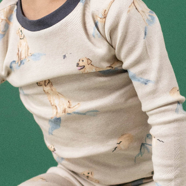 Toddler Top Dog Organic Cotton Long Sleeve Pajama Set