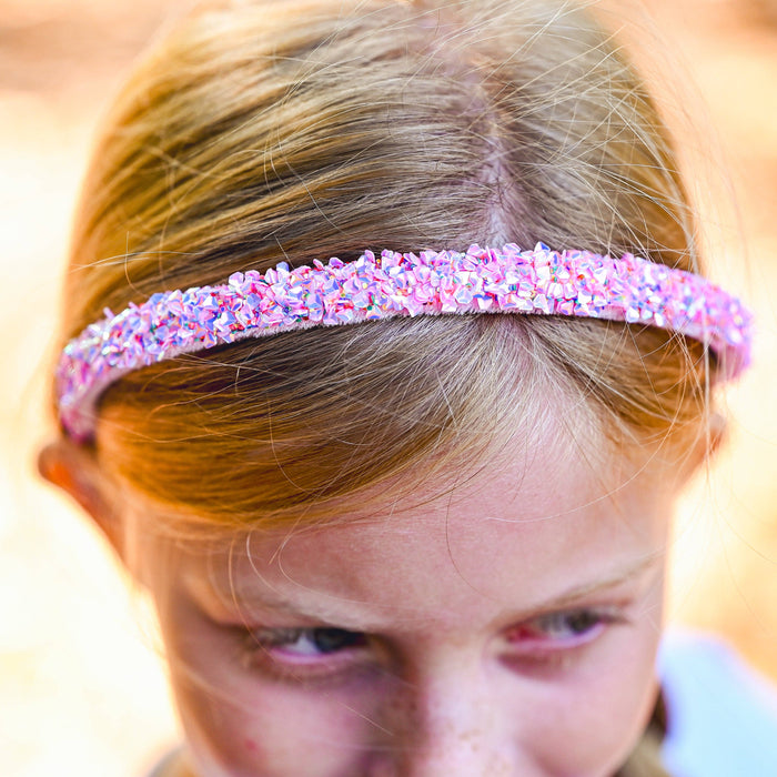 Thin Sequin Headband, Assorted Colors