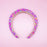 Chunky Puffy Sprinkles Headband, Light Blue