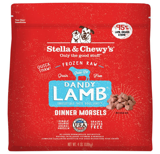 Stella & Chewy's Dandy Lamb Frozen Raw Dinner Morsels Dog Food