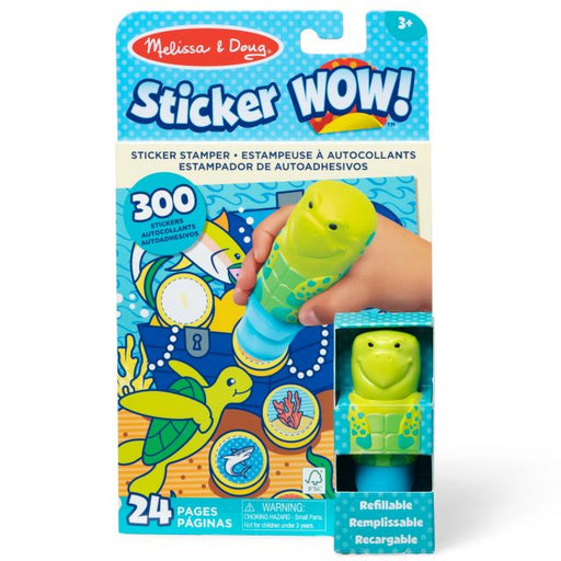 Melissa & Doug Sticker Wow! Turtle Activity Pad & Sticker Stamper