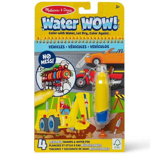 Melissa & Doug On the Go Water Wow! Water-Reveal Coloring Pad - Vehicles