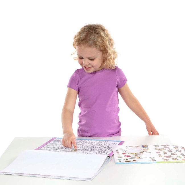 Melissa & Doug Reusable Sticker Pad - Around Town