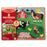 Melissa & Doug Wooden Farm Peg Puzzle 8-Piece