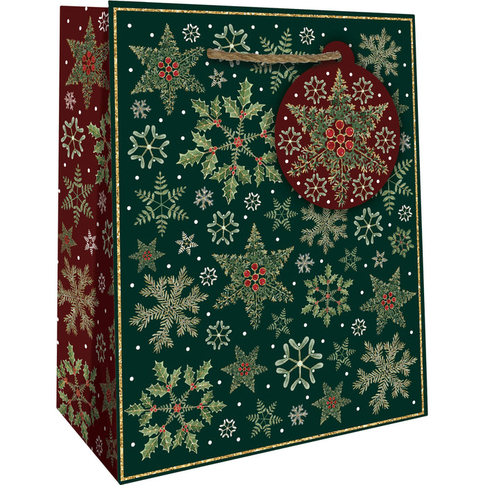 Forest Snowflakes Medium Gift Bag