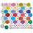 eeBoo Numbers Hexagon Puzzle Pairs