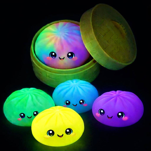 4" Mystery Glow in the Dark Squishy Dumpling
