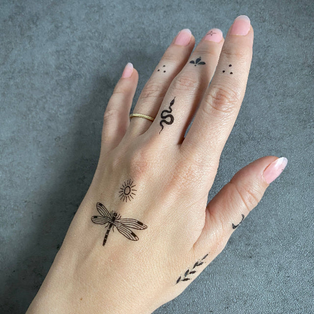 Tiny Wonders Temporary Tattoo Set