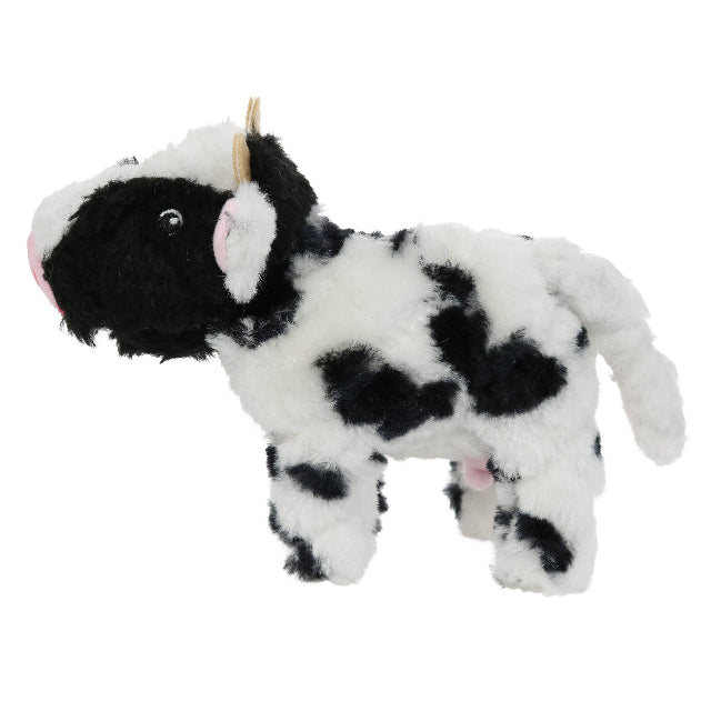 Tuffy MIGHTY Farm Jr. Cow Small Tough Plush Dog Toy