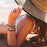 K'lani "Climb" Natural Colors with Gold Mountain Accent Hair Tie Bracelets