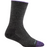 Women's Solid Basic Crew Lightweight Lifestyle Socks, Charcoal