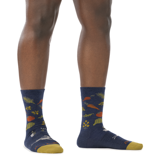 Women's Farmer's Market Crew Lightweight Lifestyle Socks, Indigo