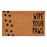 Vertical Wipe Your Paws 17" x 29" Coir Non-Slip Doormat