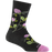 Women's Blossom Crew Lightweight Lifestyle Socks, Charcoal