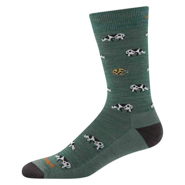 Men's Dairy Air Crew Lightweight Lifestyle Socks, Pasture