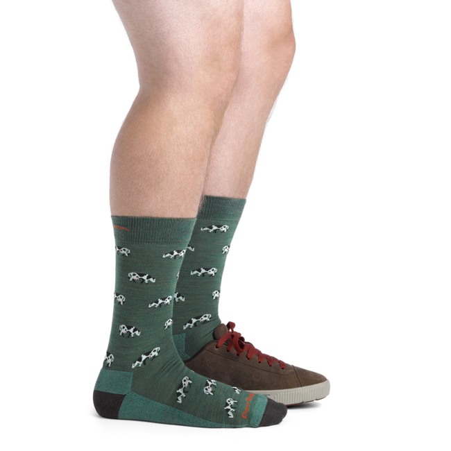 Men's Dairy Air Crew Lightweight Lifestyle Socks, Pasture