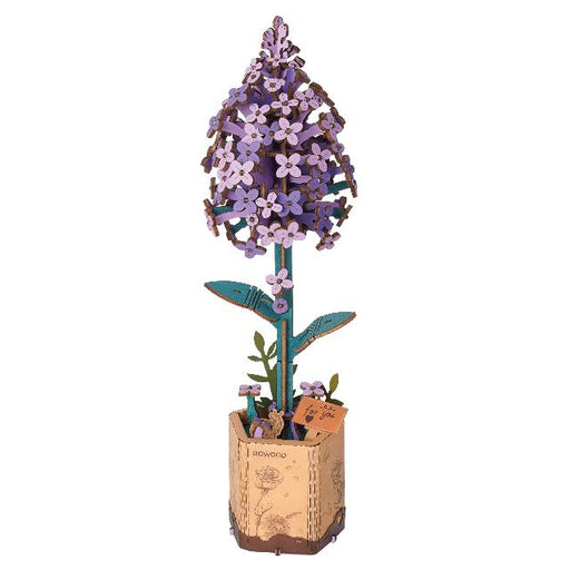 3D Wooden Flower Puzzle: Lilac