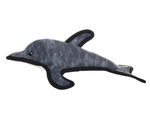 Tuffy Ocean Creature Dolphin Durable Dog Toy