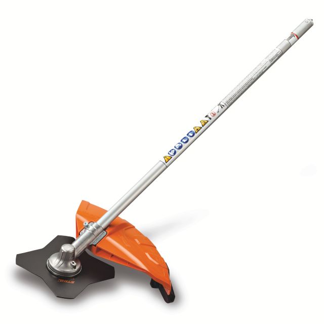 STIHL FS-KM Brushcutter with Four-Tooth Grass Blade